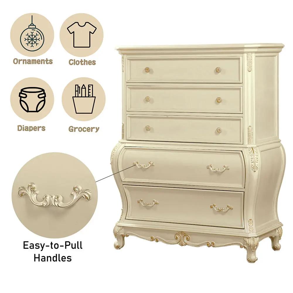 Chantelle - Chest - Pearl White Finish by Unique Piece Furniture