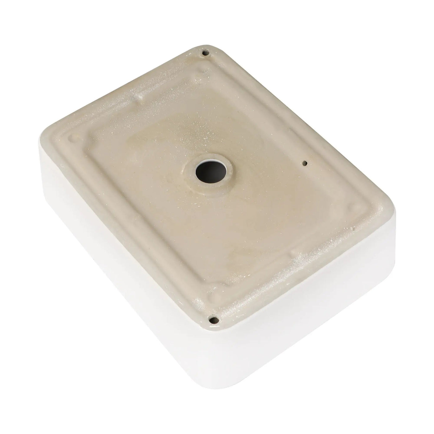 Modern European Design Ceramic Rectangular Vessel Bathroom Sink by HouseOfZazla