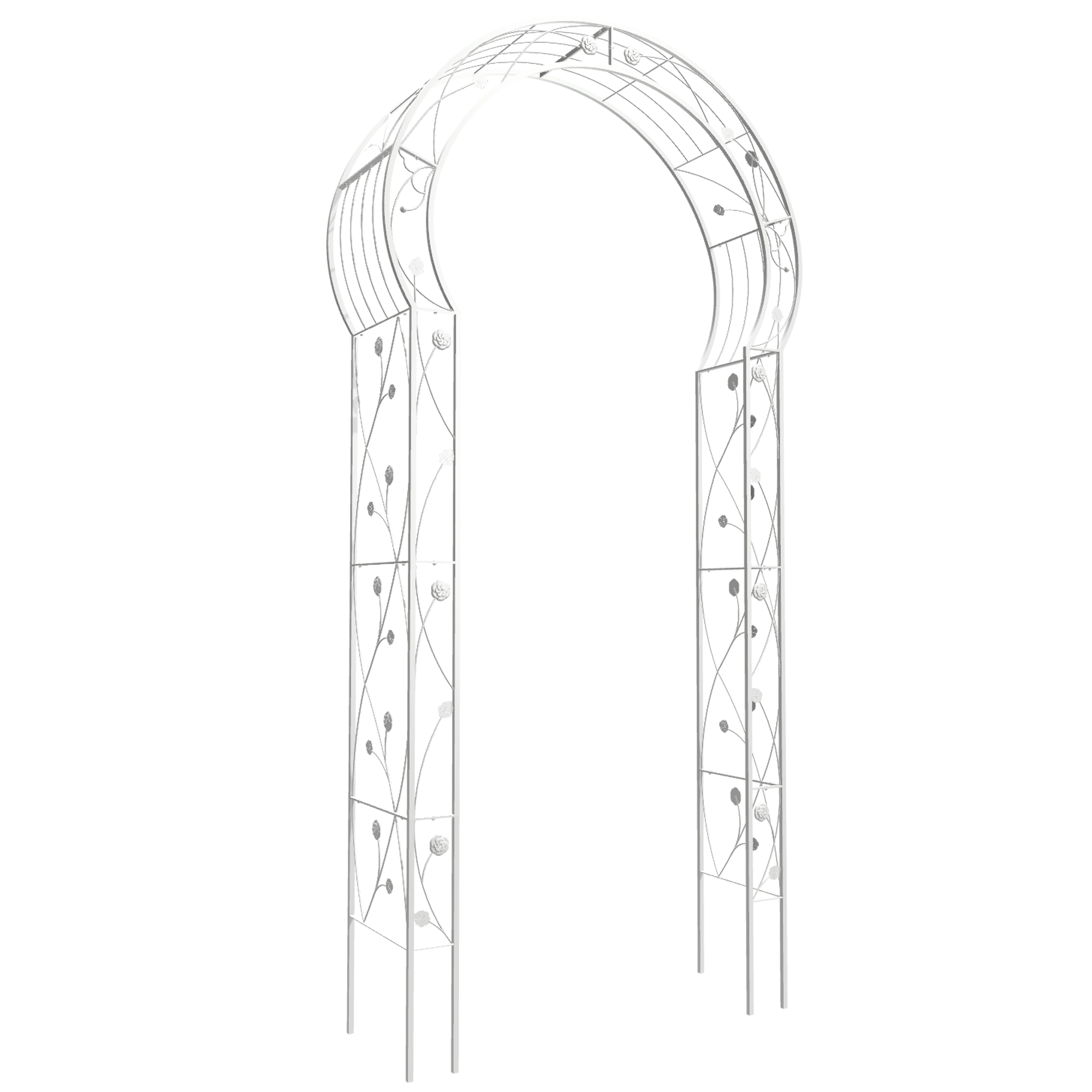 Metal Garden Arch by HouseOfZazla