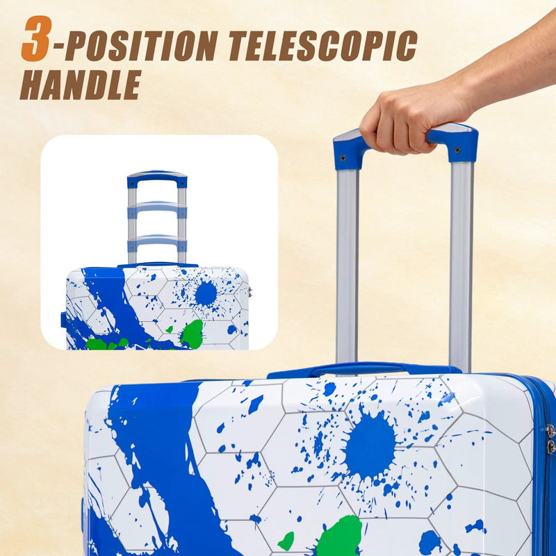 28 Inch Hard Case Luggage with Combination Lock by HouseOfZazla