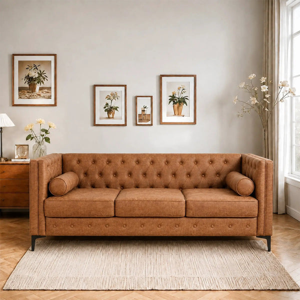 Elegant Button Tufted Sofa