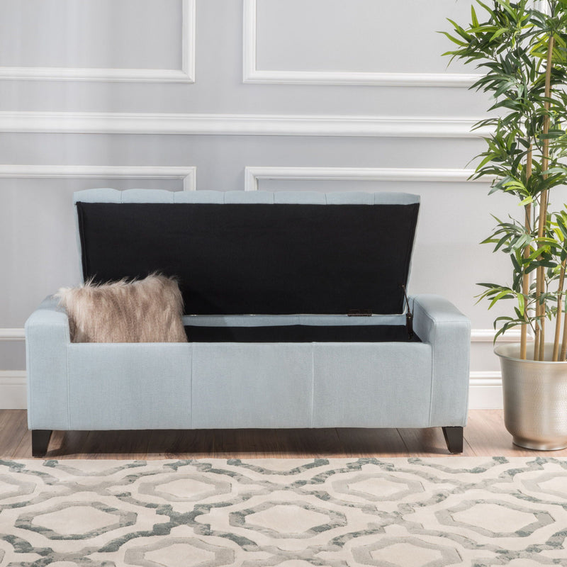 Guernsey Ottoman Storage With Tufted Top by HouseOfZazla