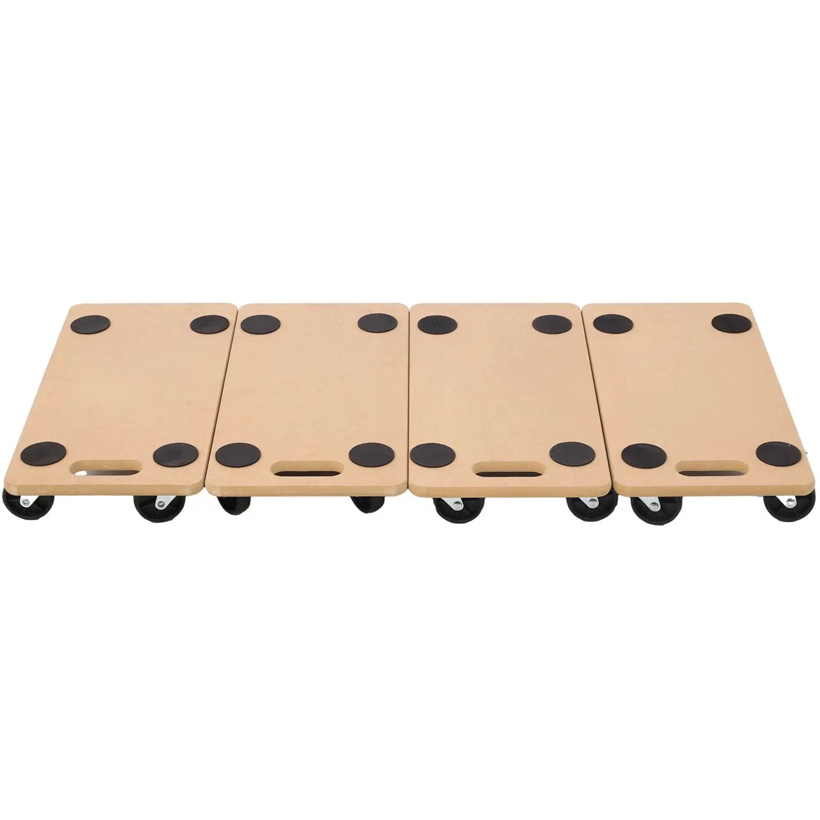 Furniture Moving Dolly, Heavy Duty Wood Rolling Mover With Wheels For Piano Couch Fridge Heavy Items, Securely Holds 500 Lbs (Set of 4) - Natural by Unique Piece Furniture
