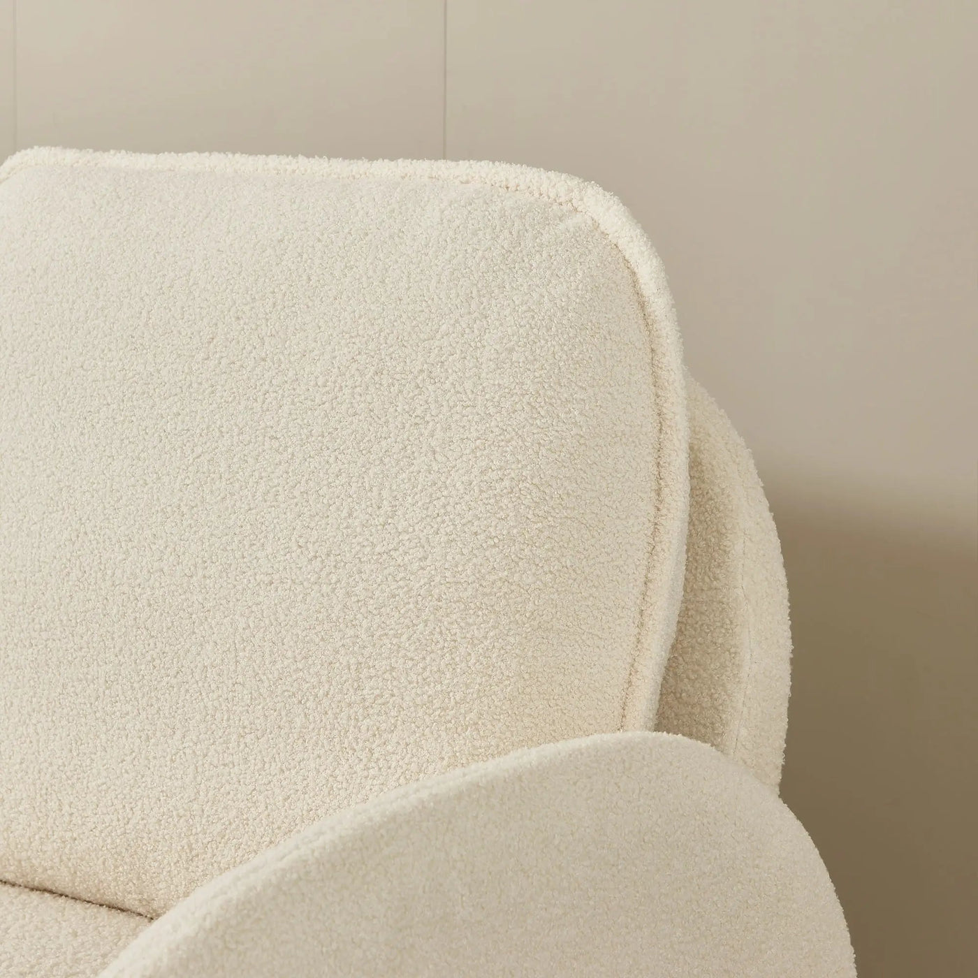 Loveseat Sofa Small Couch For Living Room, Sherpa Fabric Upholstered Loveseat Sofa Couch, Small Loveseat Sofa For Apartment, Bedroom by Unique Piece Furniture