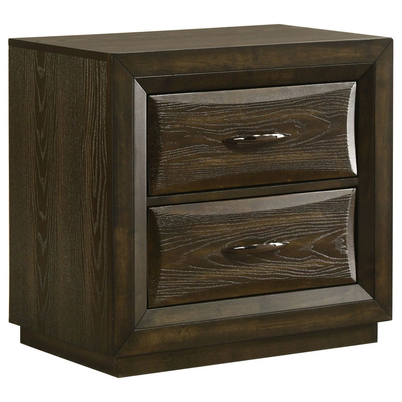 Atlas 5-piece Eastern King Bedroom Set Dark Oak by Unique Piece Furniture