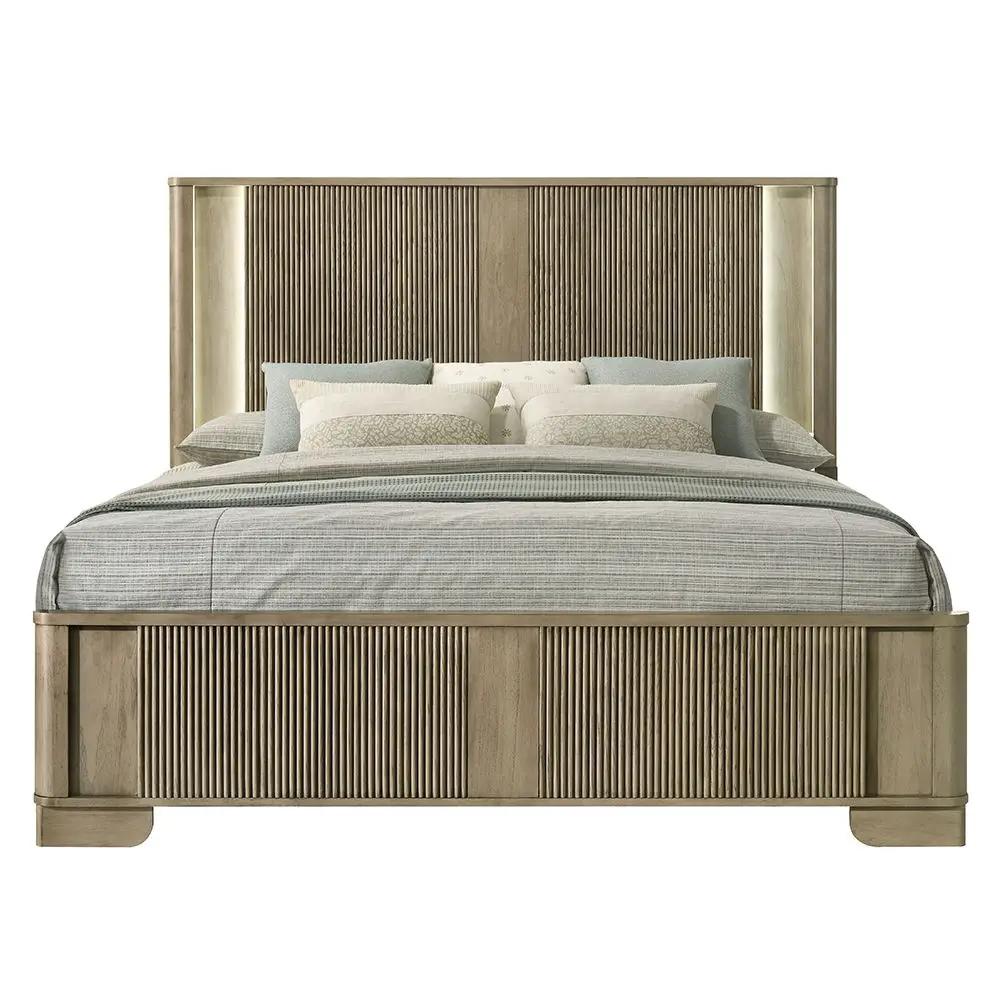 Lakkari - Bed With LED by Unique Piece Furniture