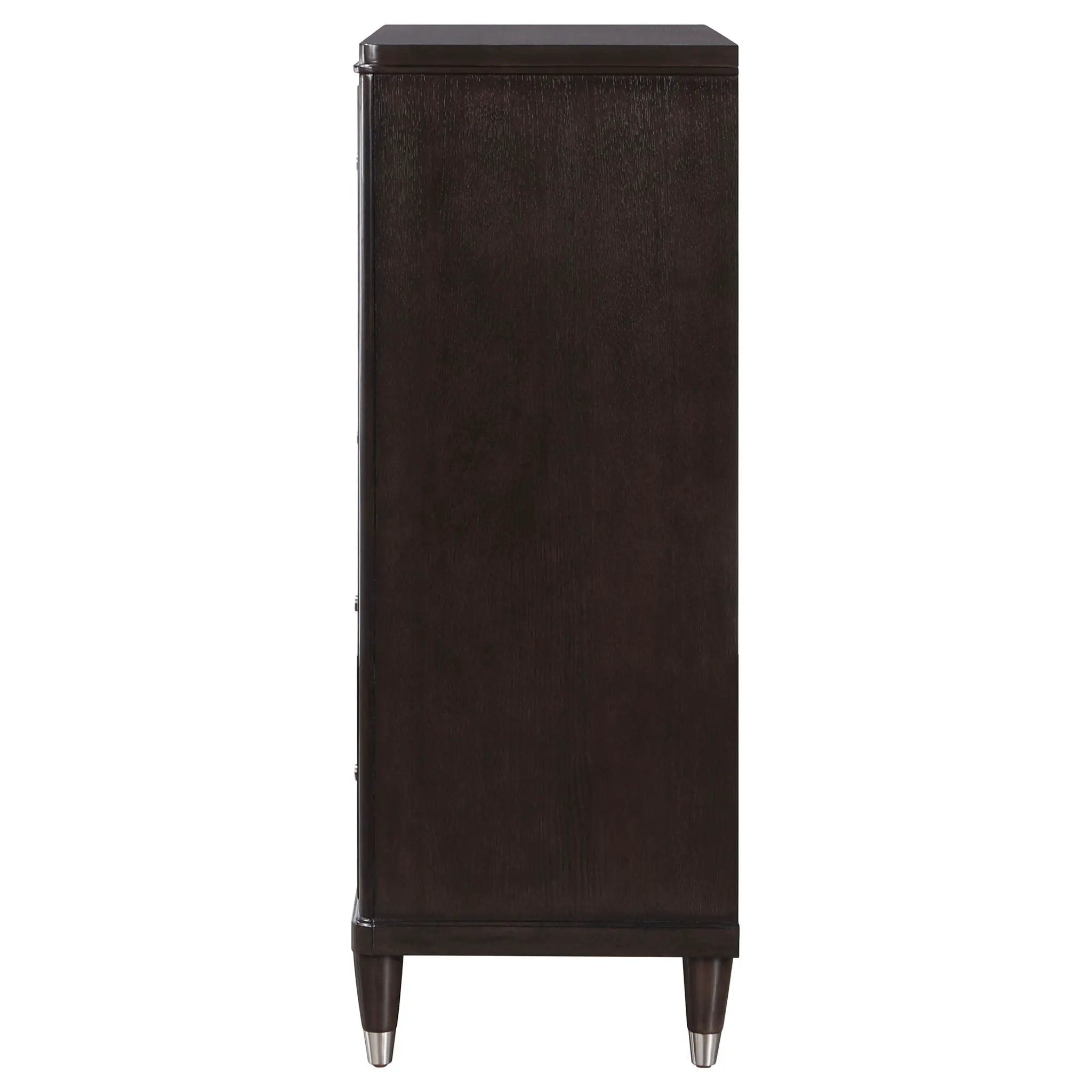 Niguel - 5 Drawer Chest Storage Furniture - Brown by HouseOfZazla