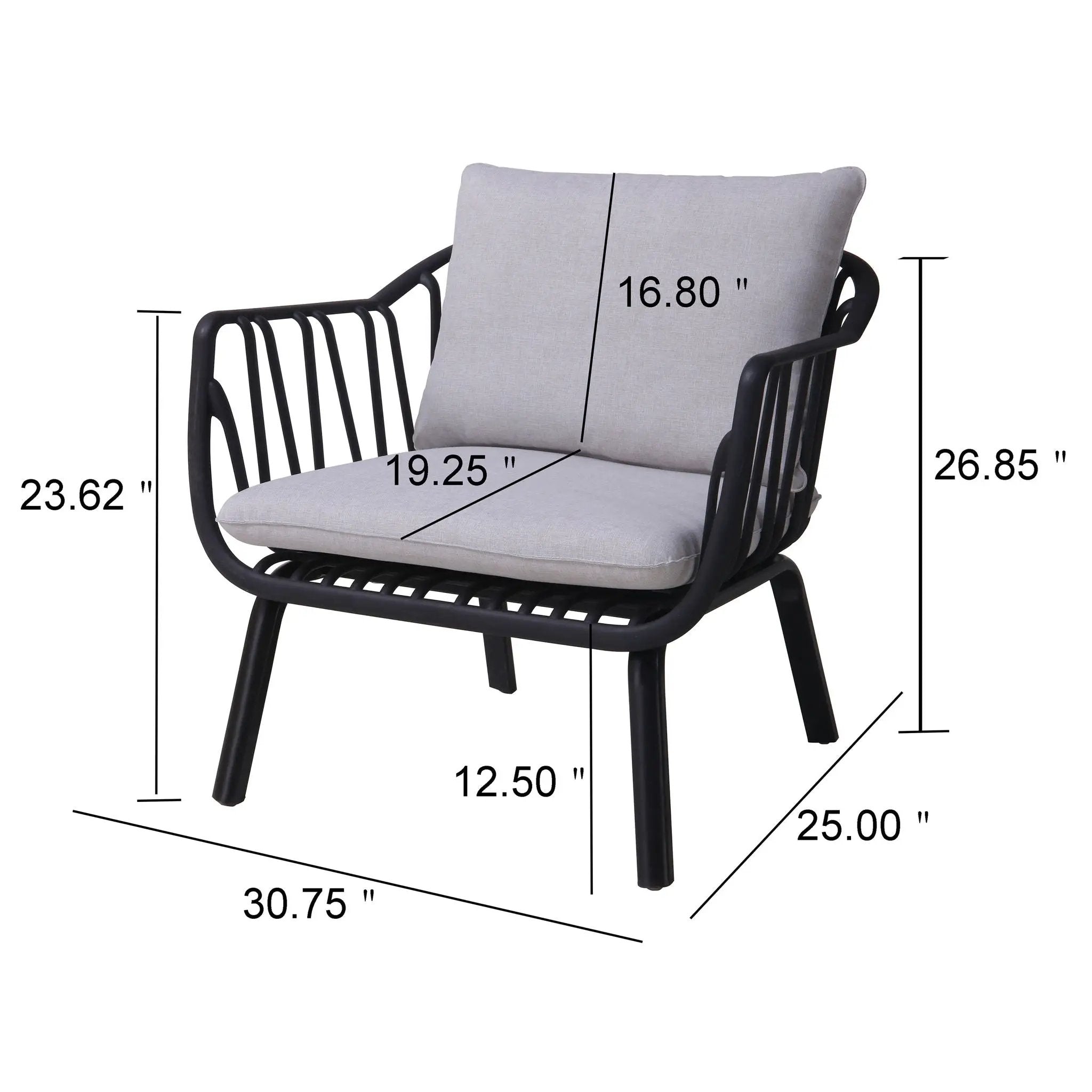 Huron Outdoor Club Chair (Set of 2) by HouseOfZazla