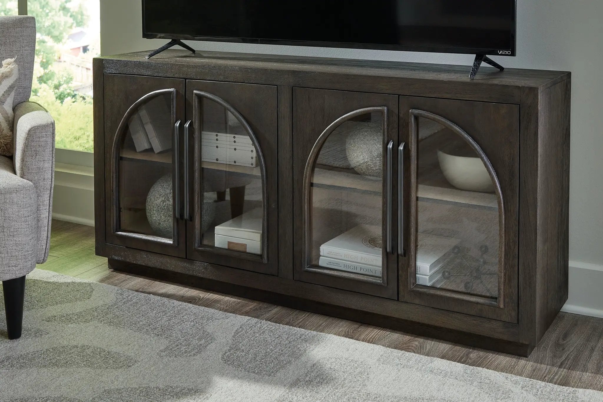 Dreley - Accent Cabinet - Grayish Brown by Unique Piece Furniture