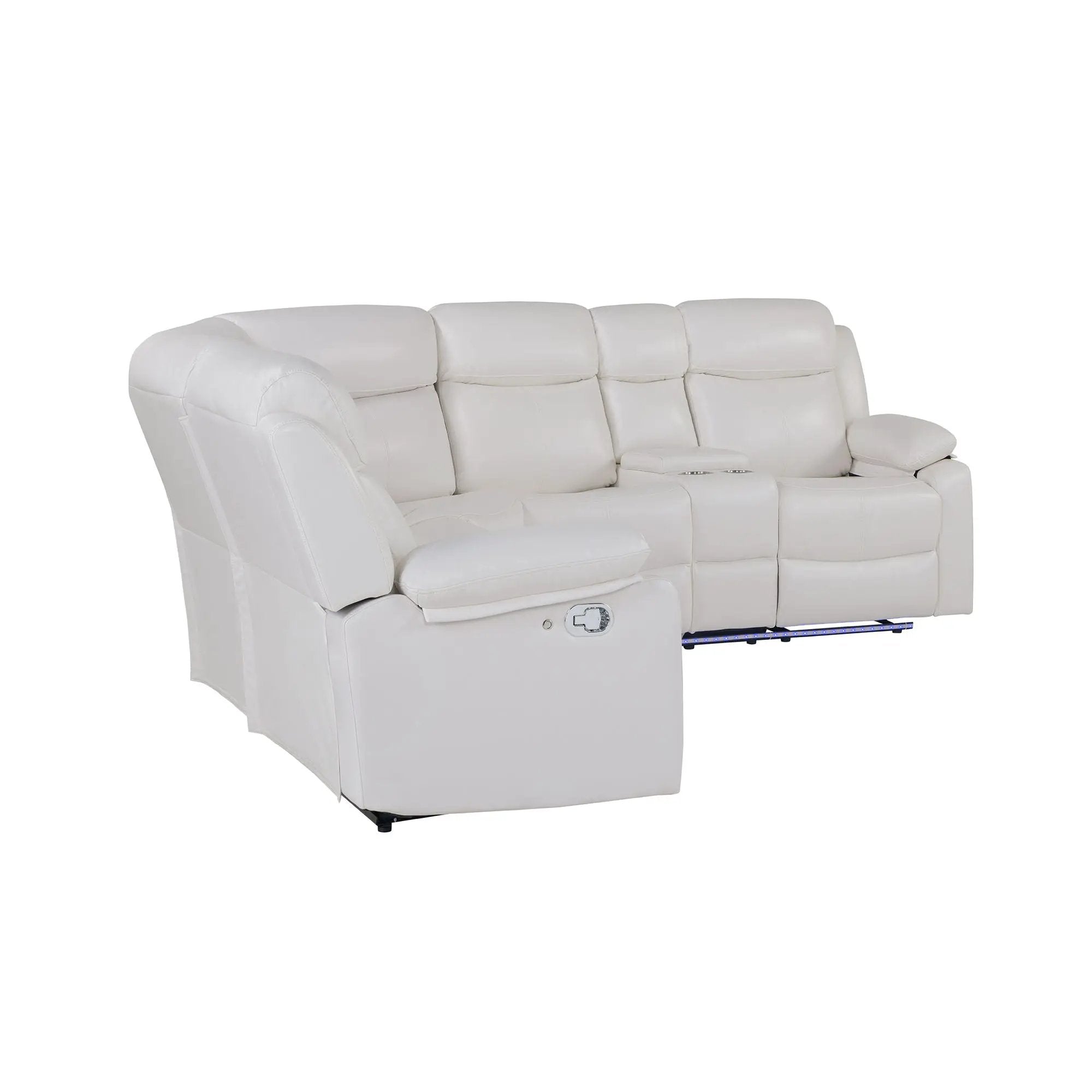 Sectional Sofa With Recline And Storage by Unique Piece Furniture
