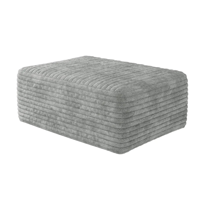 Y165 Ottoman in Grey by HouseOfZazla