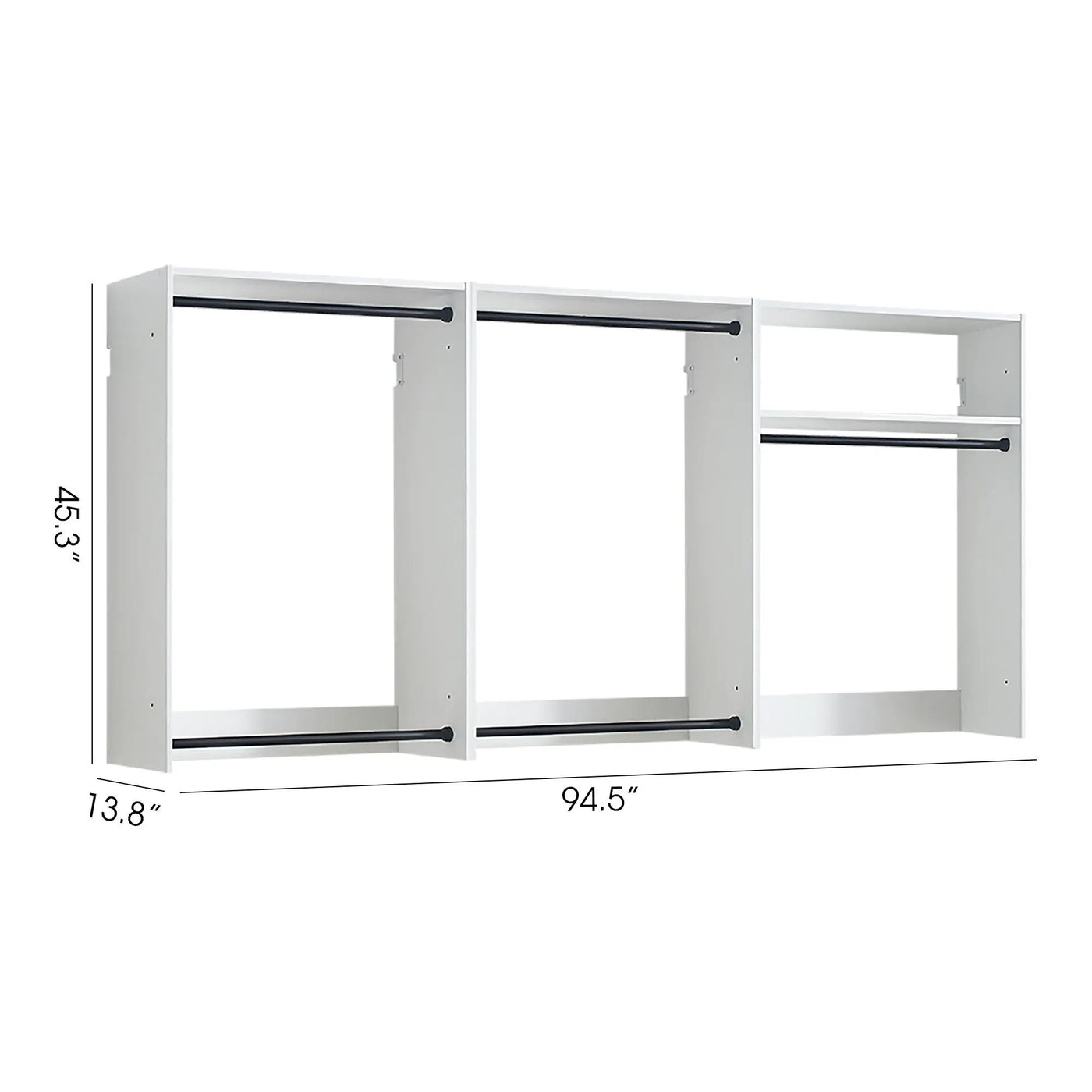 Devi - Wall Mounted Closet System & Modular Units by HouseOfZazla