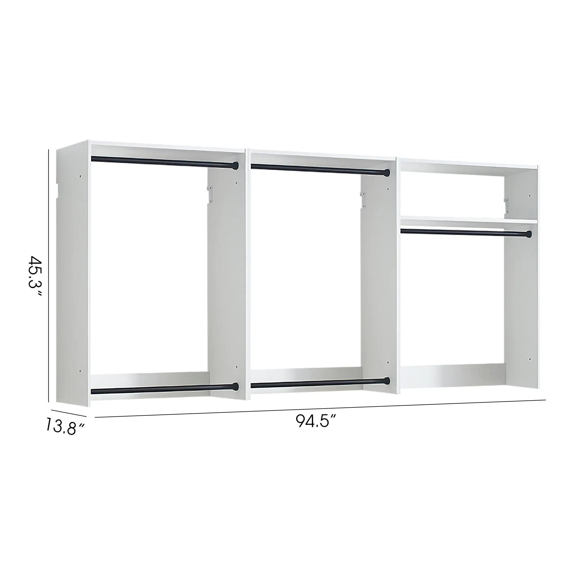 Devi - Wall Mounted Closet System & Modular Units by HouseOfZazla