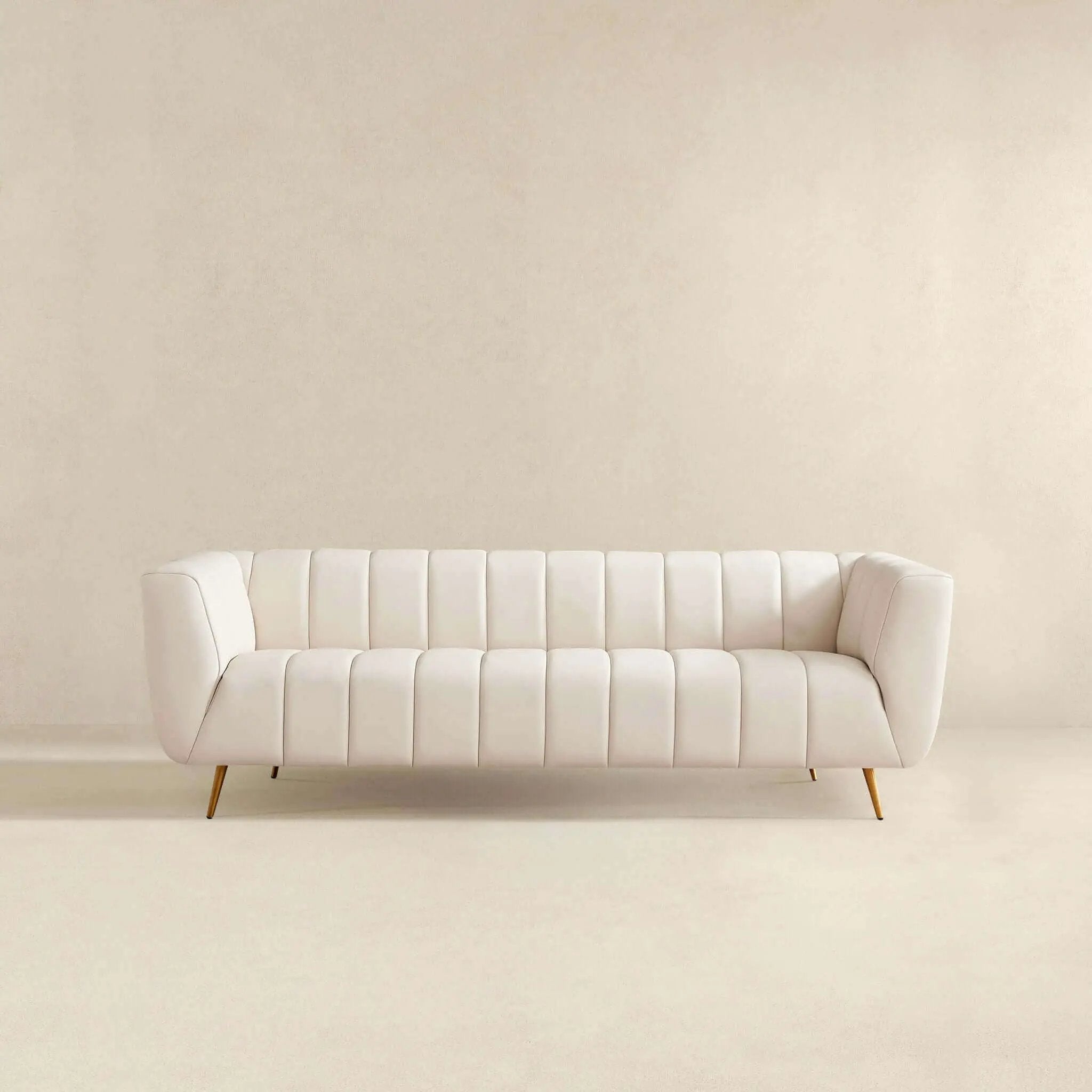 Lamattina - Genuine Italian Channel Tufted Sofa by Unique Piece Furniture