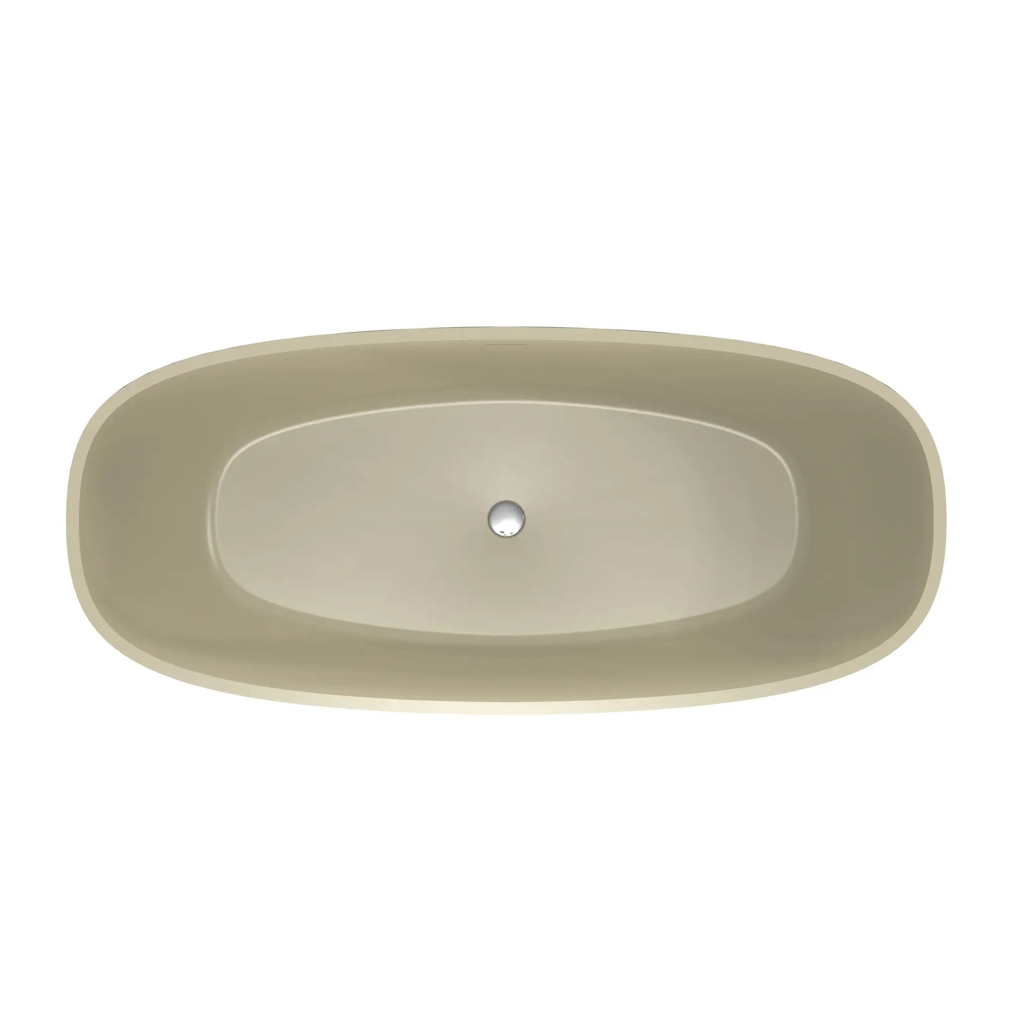 66.9 Inch Freestanding Solid Surface Soaking Bathtub by HouseOfZazla