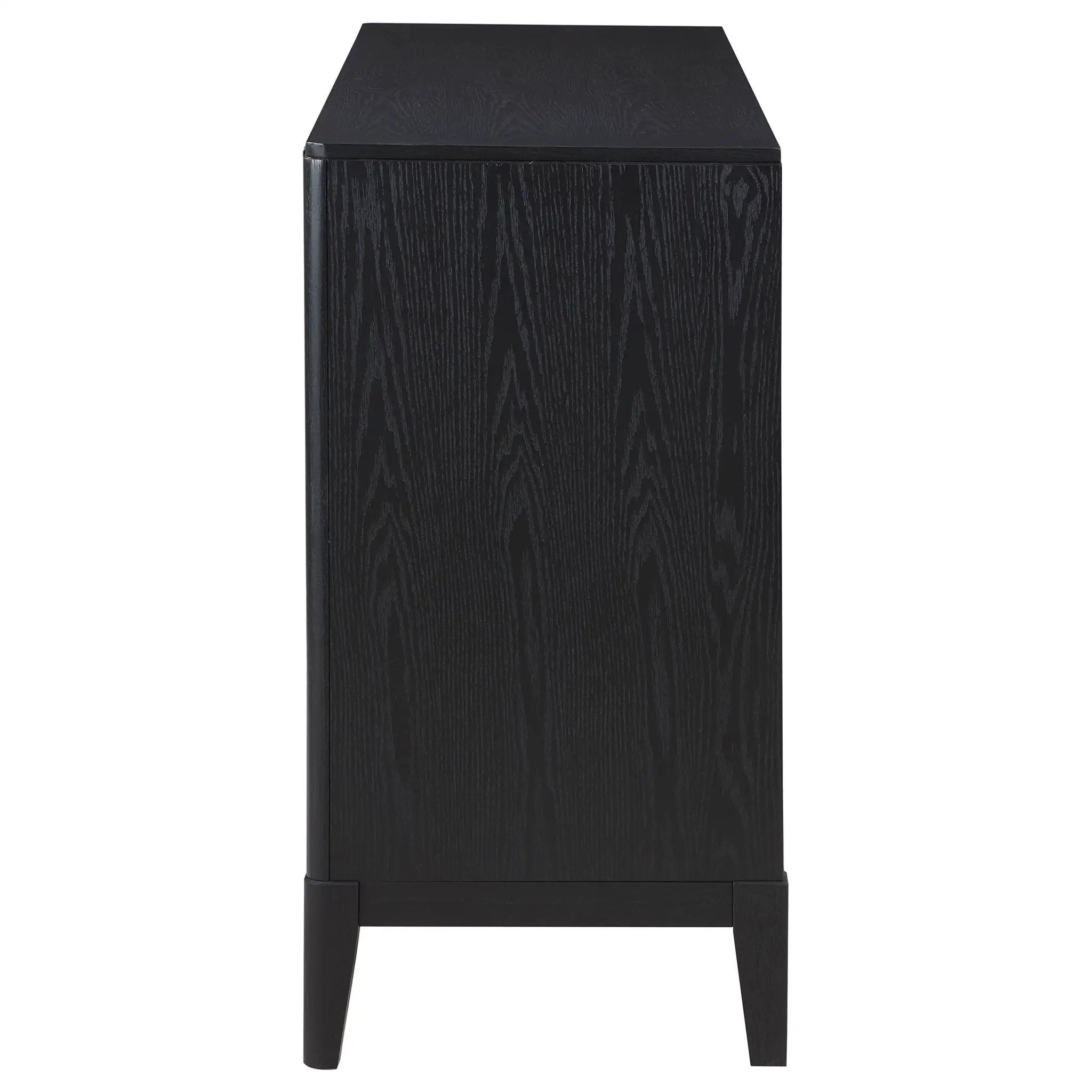 Brookmead 4-door Sideboard Buffet Storage Cabinet Black by Unique Piece Furniture