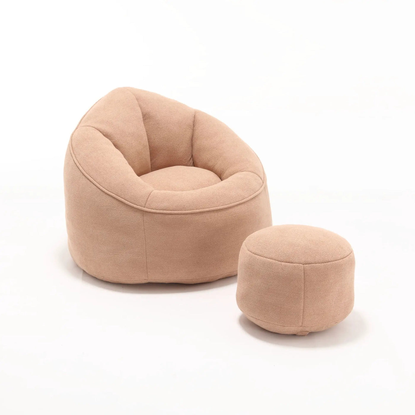 Bedding Bean Bag Sofa Chair High Pressure Foam With Footrest by Unique Piece Furniture