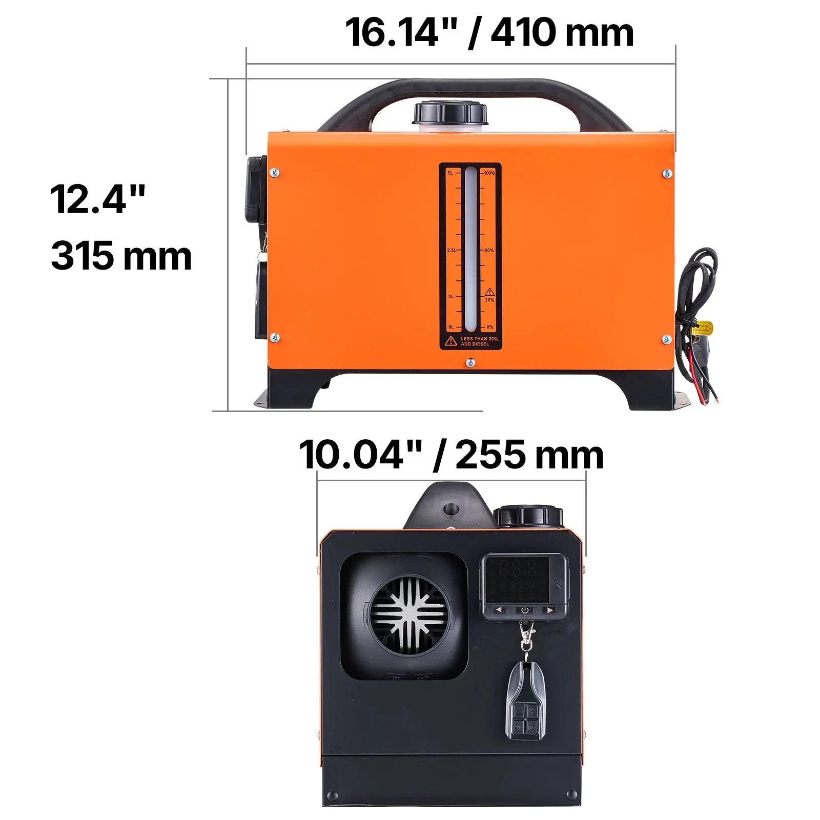 Diesel Air Heater Diesel Parking Heater 8 kW DC 12-24 V Digital Display by HouseOfZazla
