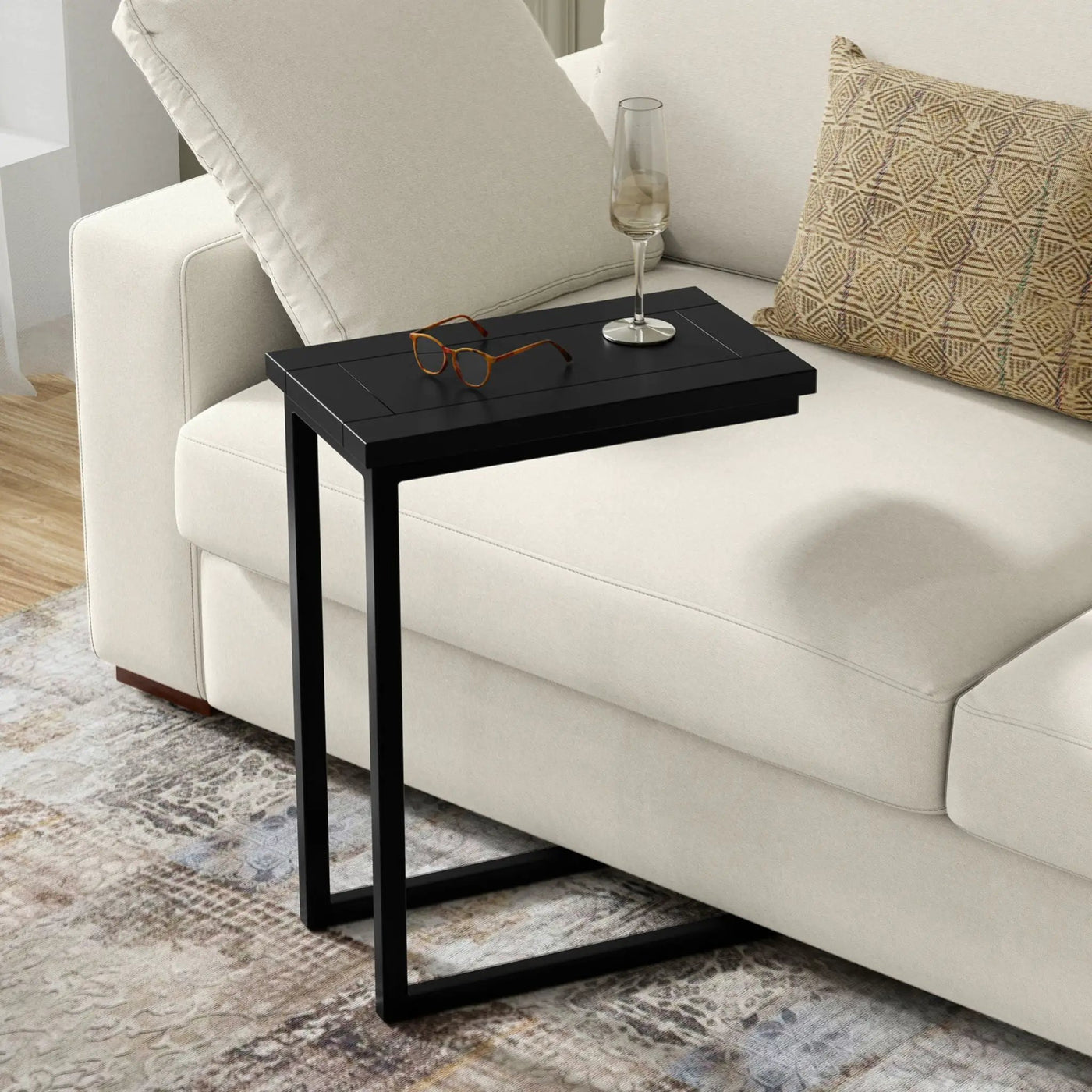Skyler - Handcrafted C Side Table by HouseOfZazla