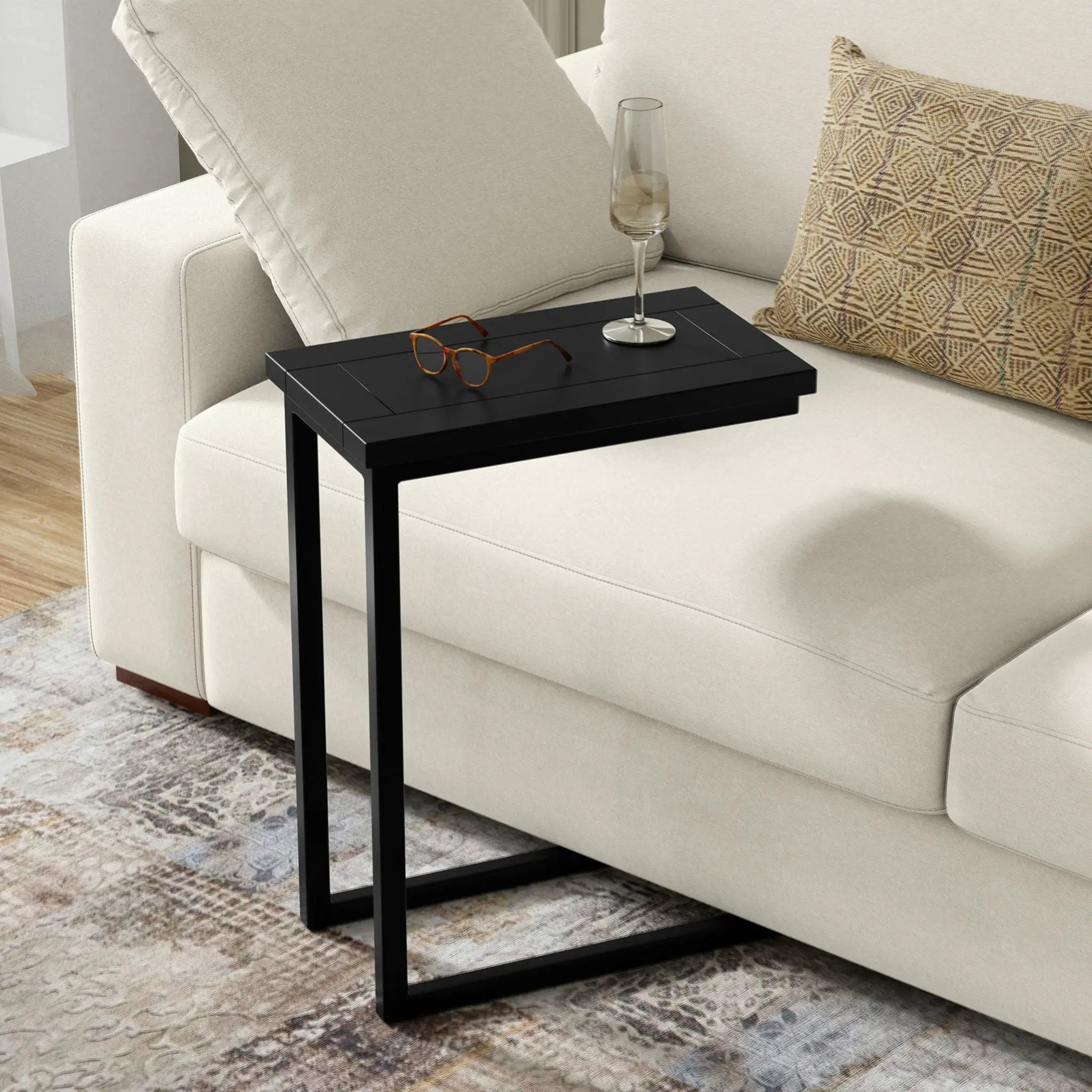 Skyler - Handcrafted C Side Table by HouseOfZazla