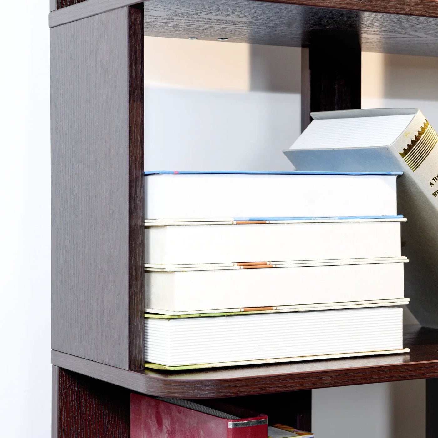 Modern 5 Tier Open Storage Bookcase by HouseOfZazla