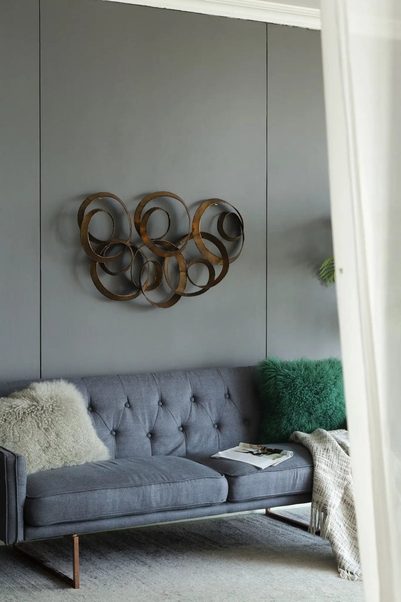 SerethaLeaf Wall Decor - Gold by HouseOfZazla