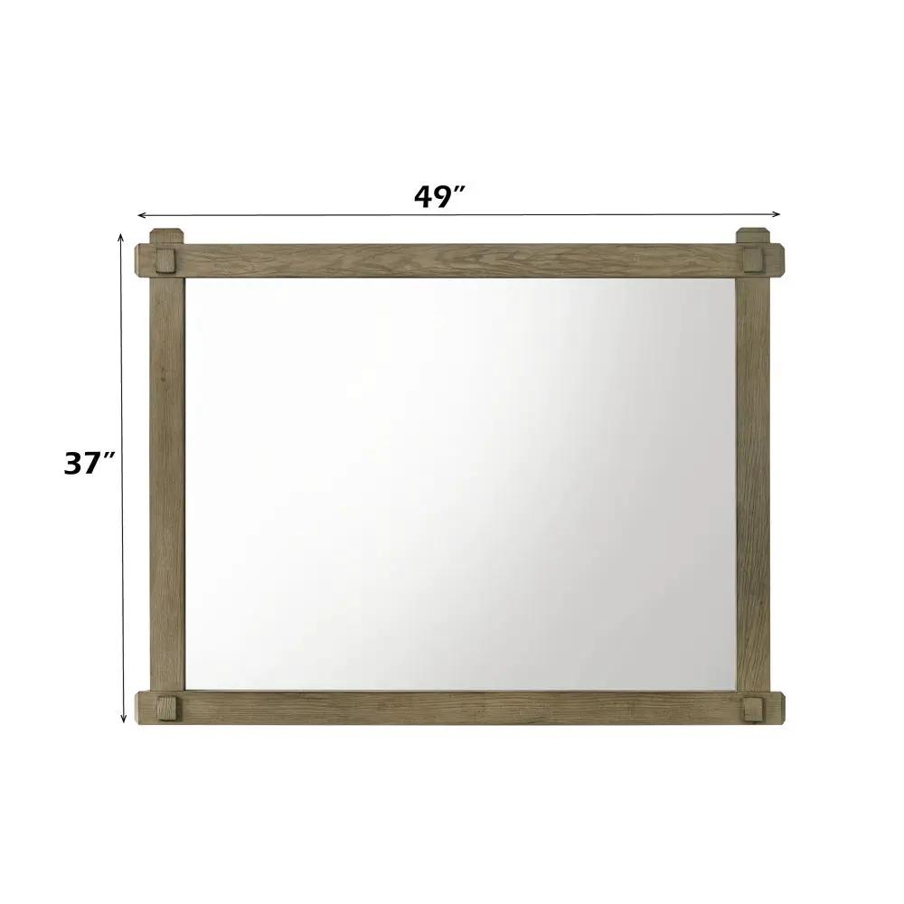 Colton - Mirror - Antique White Oak by Unique Piece Furniture