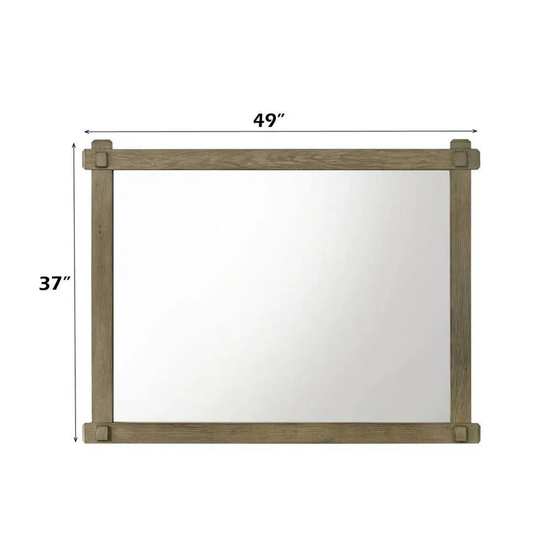Colton - Mirror - Antique White Oak by Unique Piece Furniture