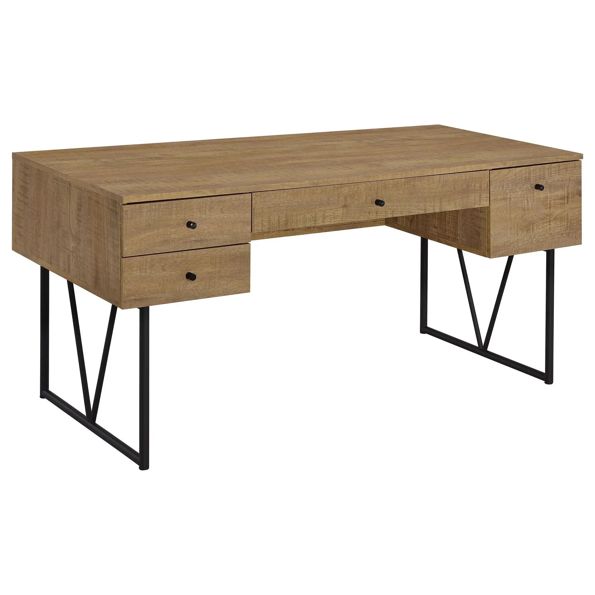 Analiese 63-inch 4-drawer Writing Desk Mango by Unique Piece Furniture