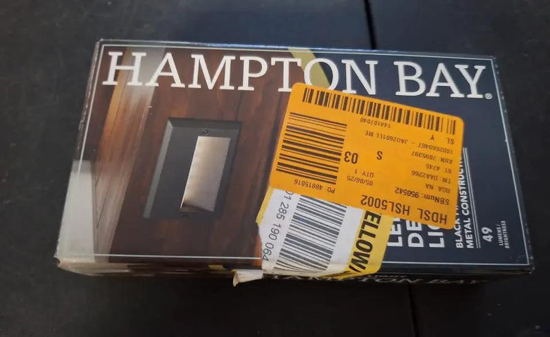 Hampton Bay 49 Lumen 5.5 in. Low Voltage Black Integrated LED Deck Light by Selzalot
