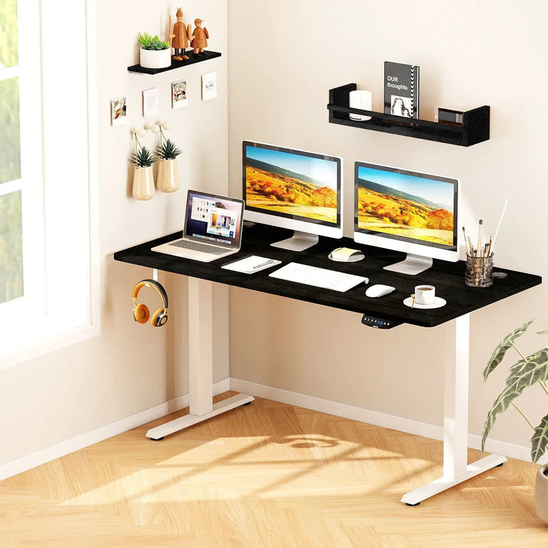 58 Inch x 28 Inch Universal Tabletop for Standard and Standing Desk Frame by DirectDeals