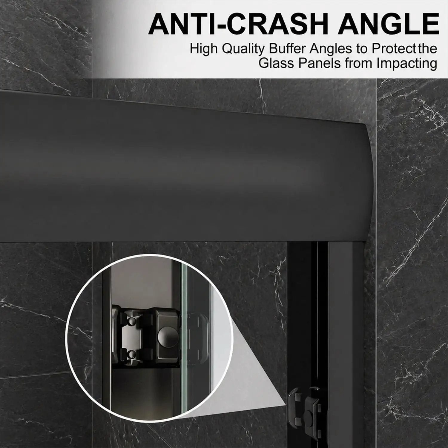 60" W x 74" H Door Sliding Frameless Shower Door with 6mm Tempered Glass LYM-02 Mat by HouseOfZazla