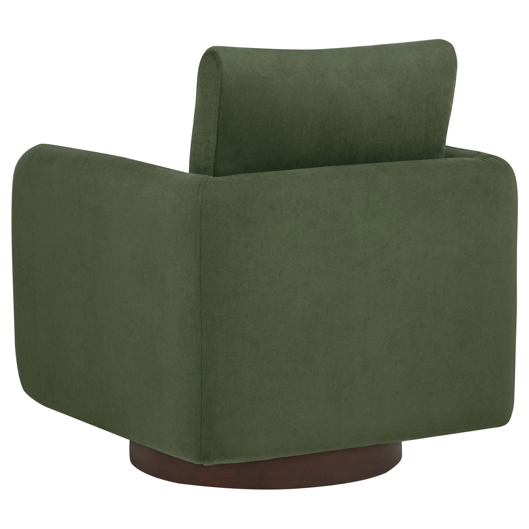 Iris Fabric Upholstered Swivel Accent Chair Matcha by Unique Piece Furniture