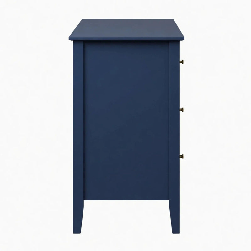 Modern 6 Drawer Fluted Dresser by HouseOfZazla