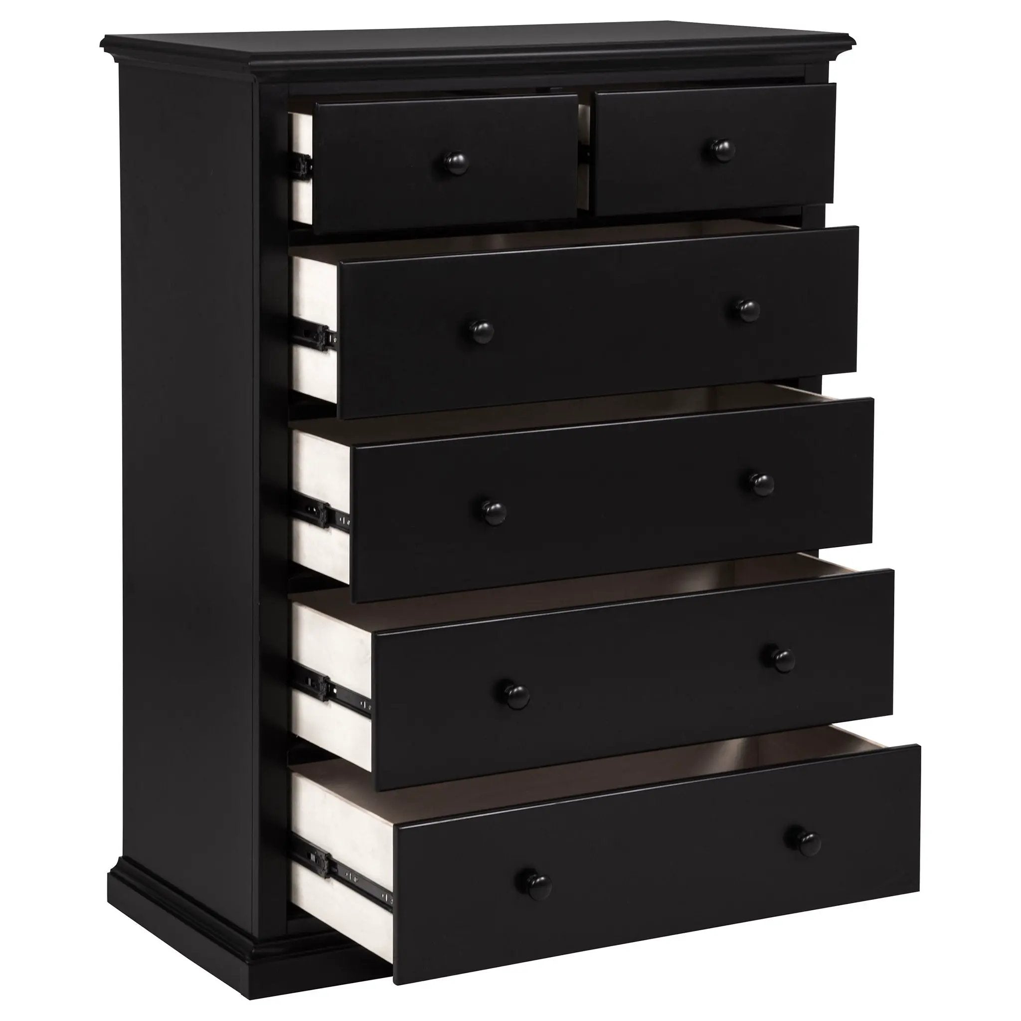 Sumerlin 6-drawer Bedroom Chest of Drawers Black by Unique Piece Furniture