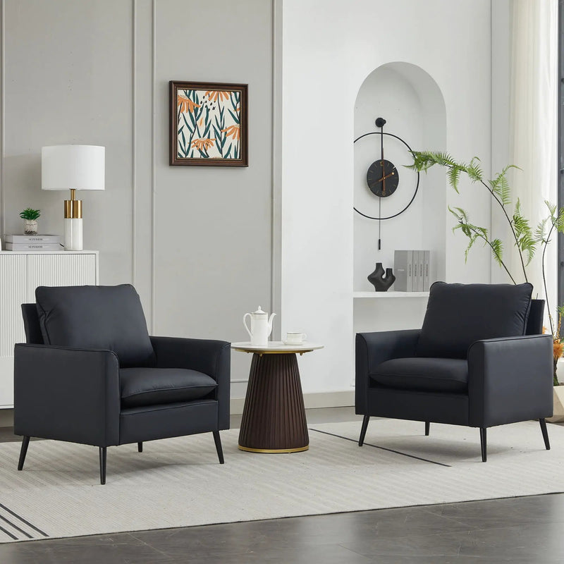 Nordic Retro Light Luxury Upholstered Sofa Chair by Unique Piece Furniture