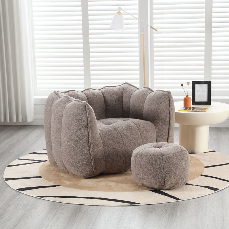 Soft Bean Bag Chair With High Resilient Foam by HouseOfZazla