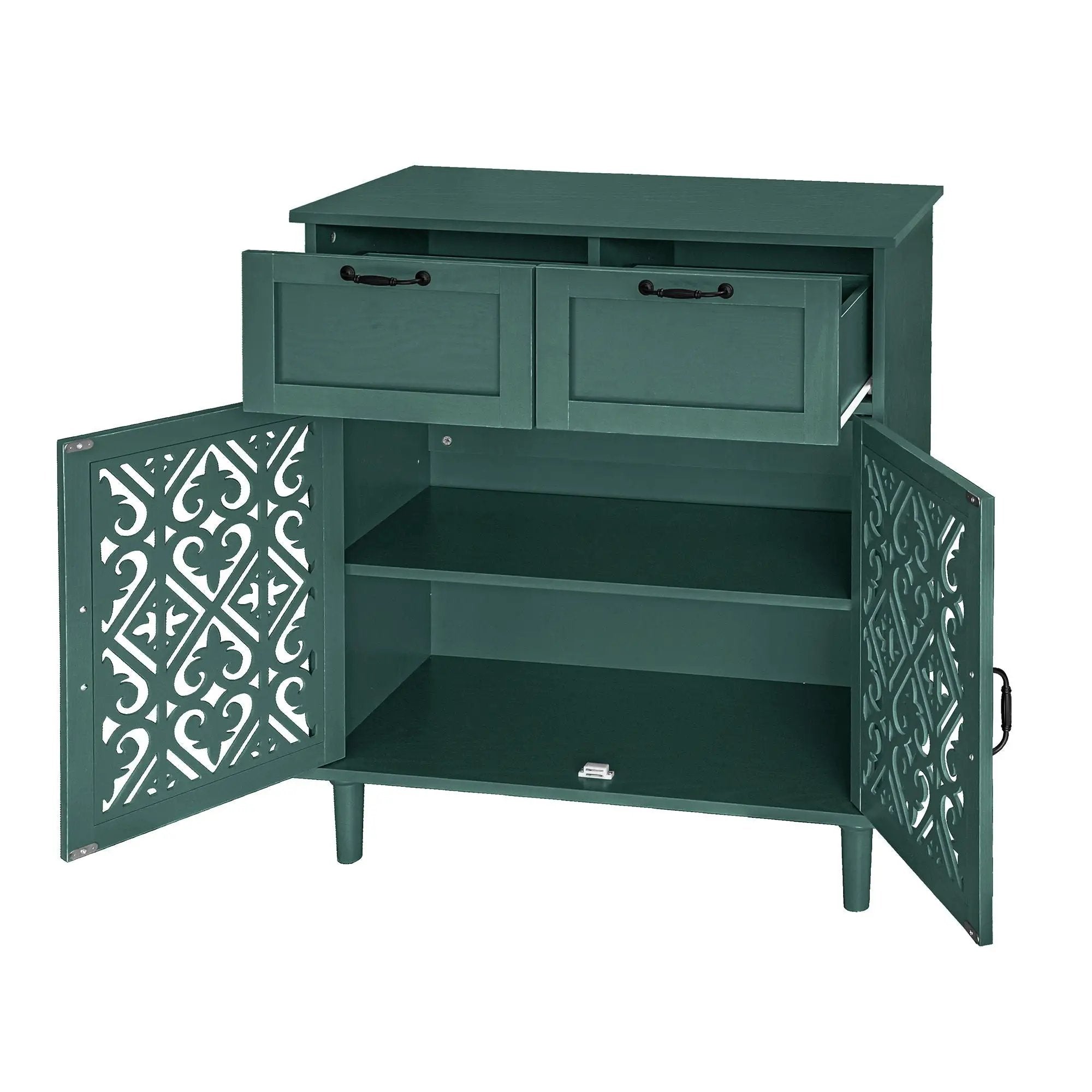 2 Door 2 Drawer Elegant Cabinet by HouseOfZazla