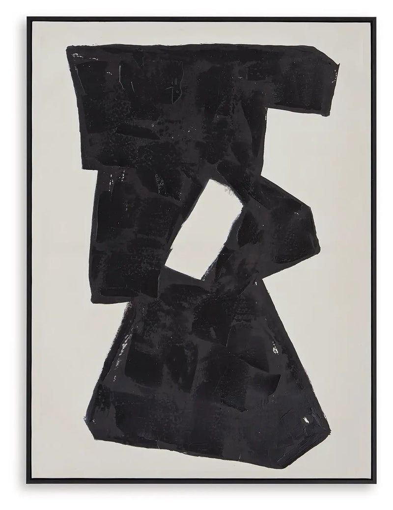 Garviery - Wall Art - Black / Cream by Unique Piece Furniture