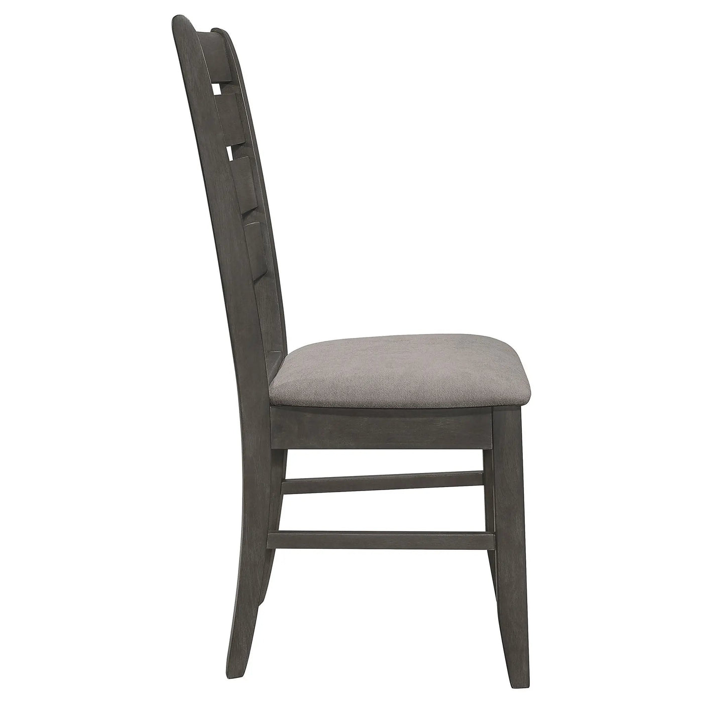 Padded Seat Side Chairs With Tapered Slats (Set of 2) by HouseOfZazla