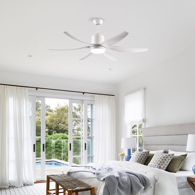 6 PCS ABS Blades 56" Ceiling Fan With Light Kit by HouseOfZazla