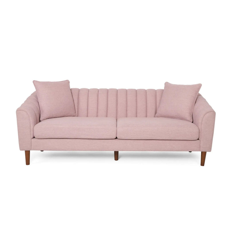 Contemporary 3 Seater Sofa With Plush Accents by HouseOfZazla