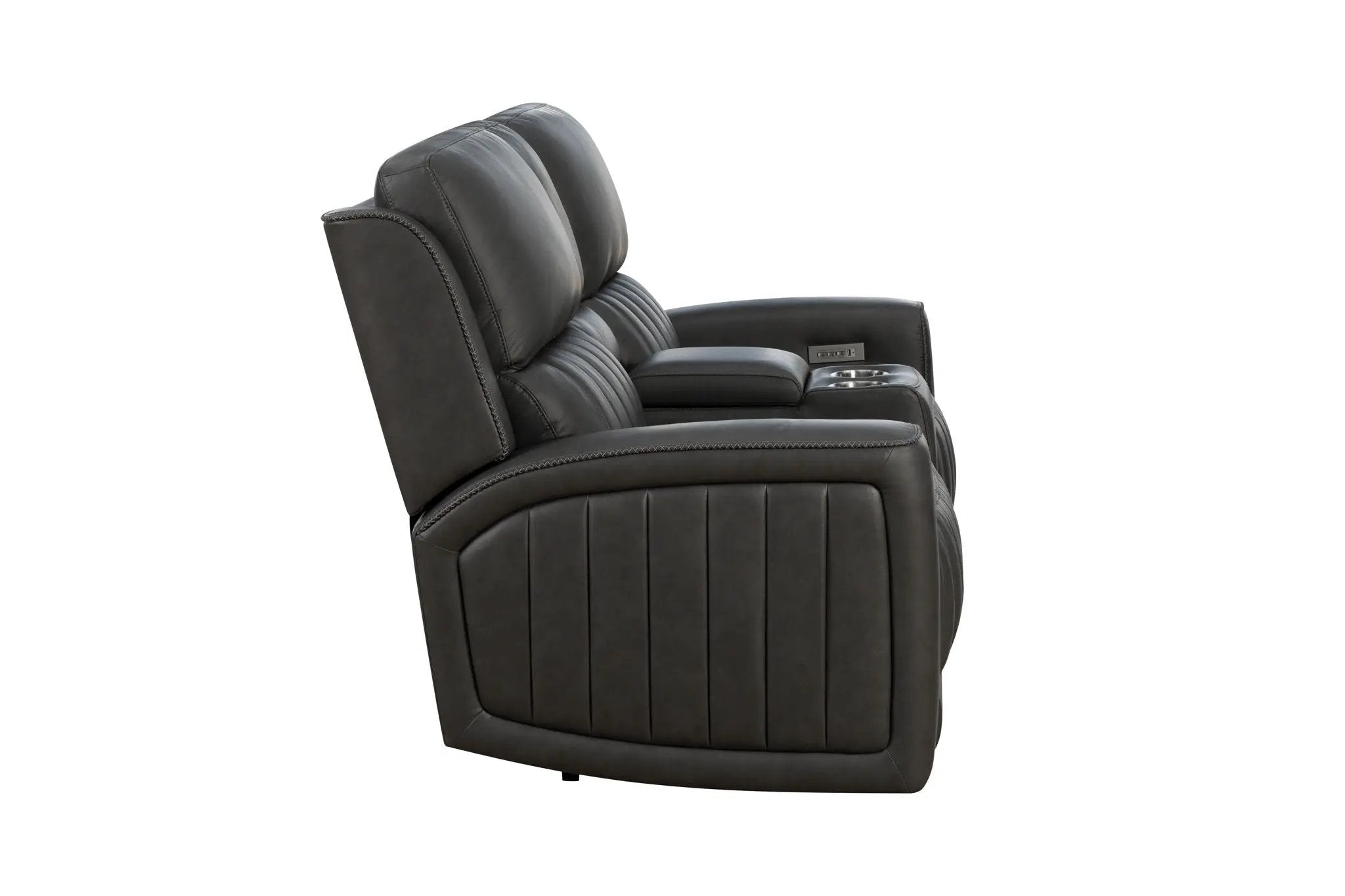 Pierce - Console Loveseat With Power Recline, Power Headrests And Power Lumber-Zero Gravity, Lumbar by Unique Piece Furniture