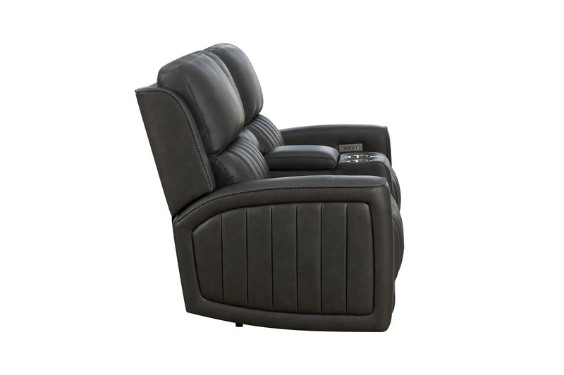 Pierce - Console Loveseat With Power Recline, Power Headrests And Power Lumber-Zero Gravity, Lumbar by Unique Piece Furniture