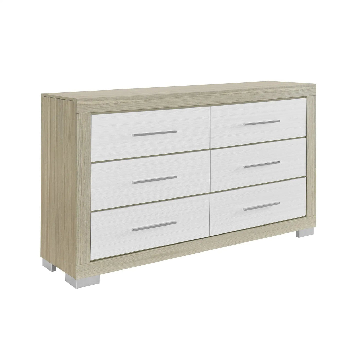 Elsa - 2 Toned And Dresser With Bar Handle And Construction by Unique Piece Furniture