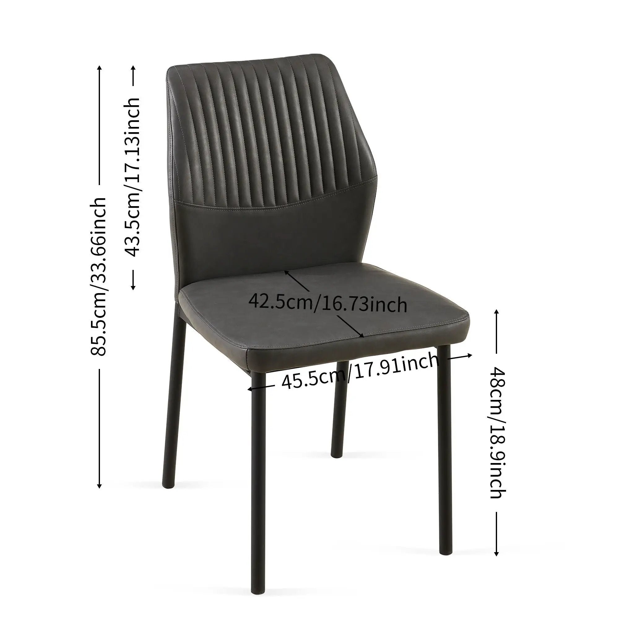 Dining Chairs Living Room Chair Modern Kitchen Armless Side Chair With Metal Legs by HouseOfZazla