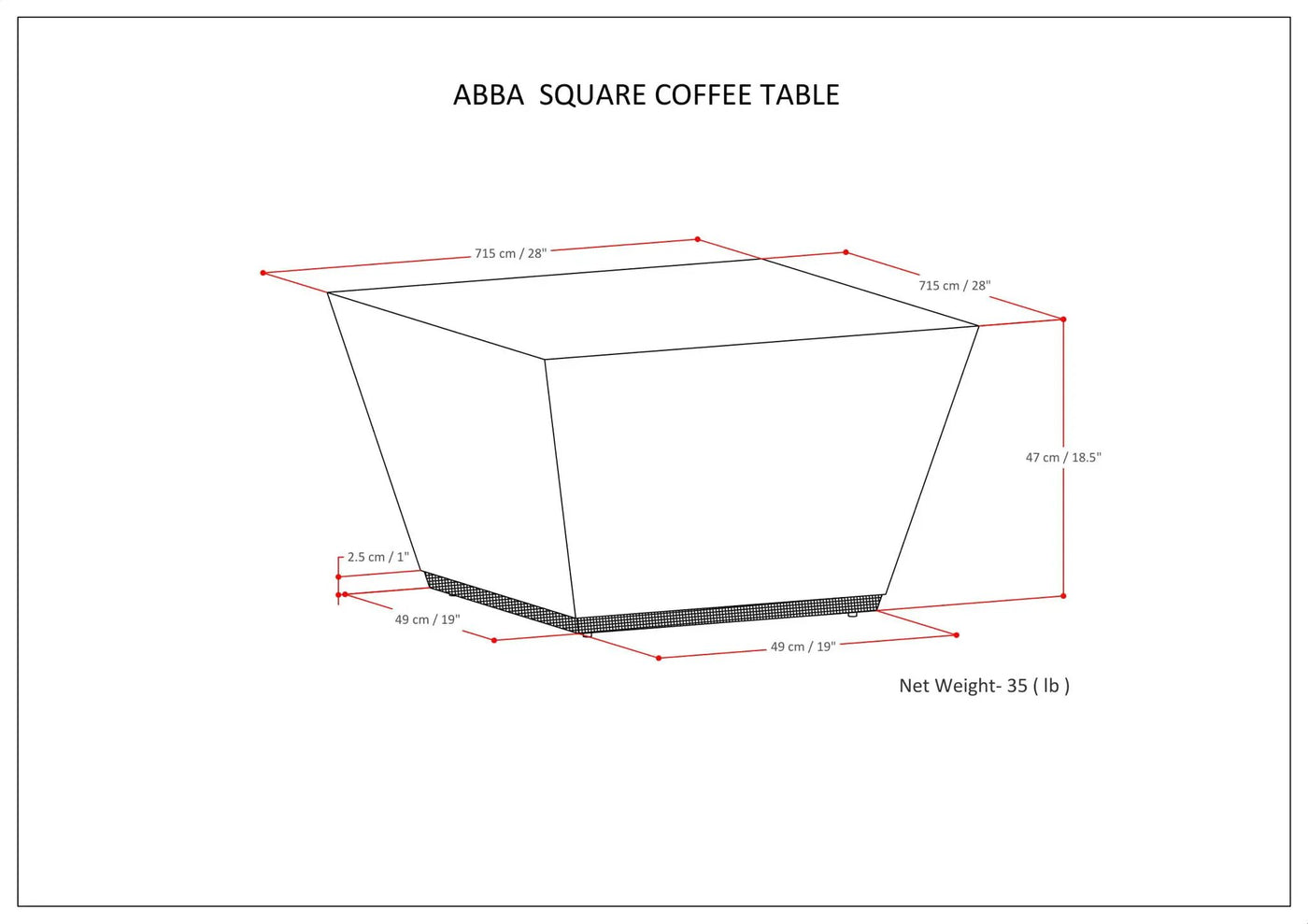 Abba - Handcrafted Coffee Table by HouseOfZazla