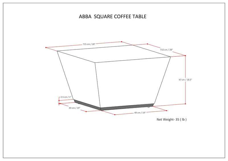 Abba - Handcrafted Coffee Table by Unique Piece Furniture