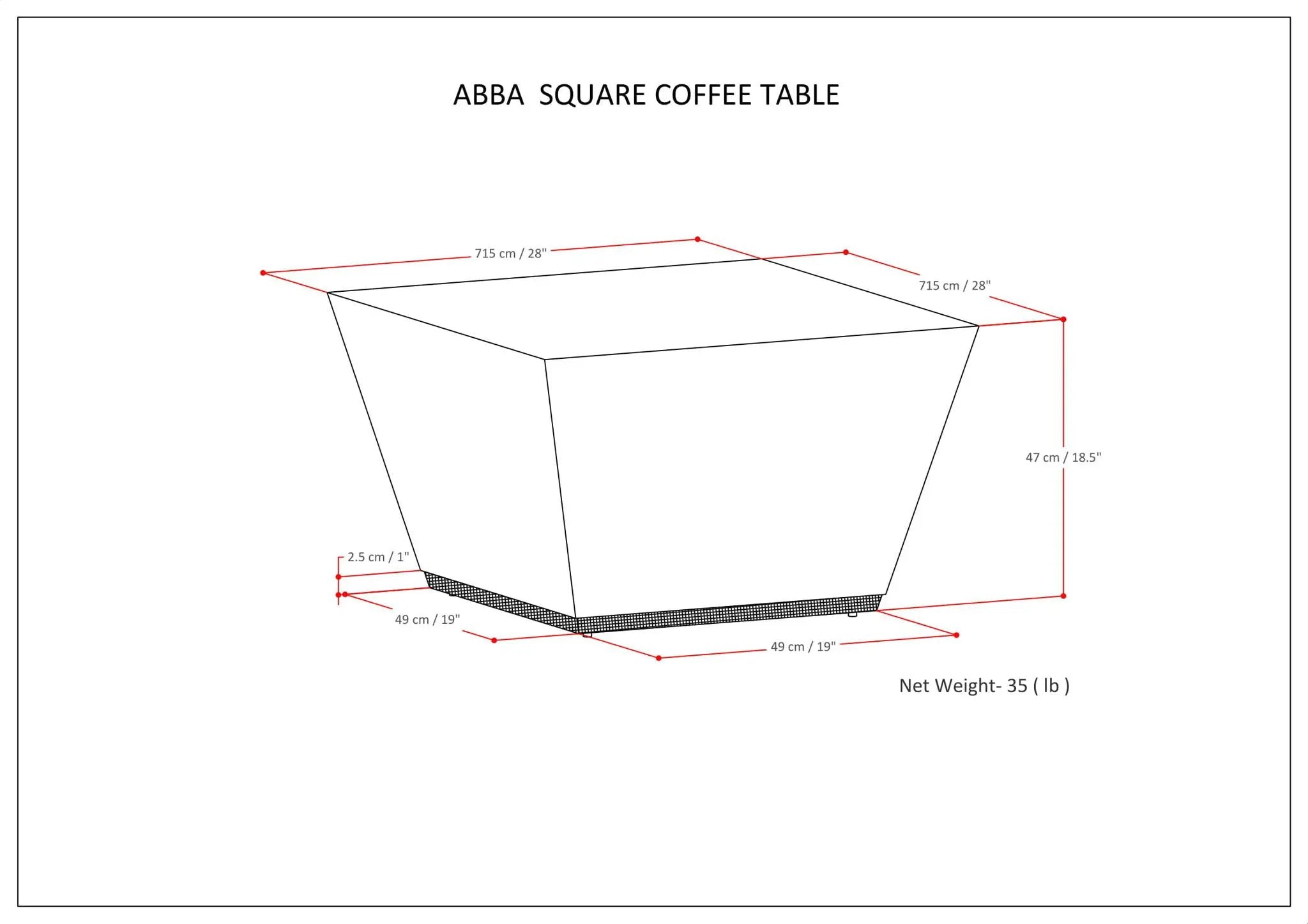 Abba - Handcrafted Coffee Table by HouseOfZazla