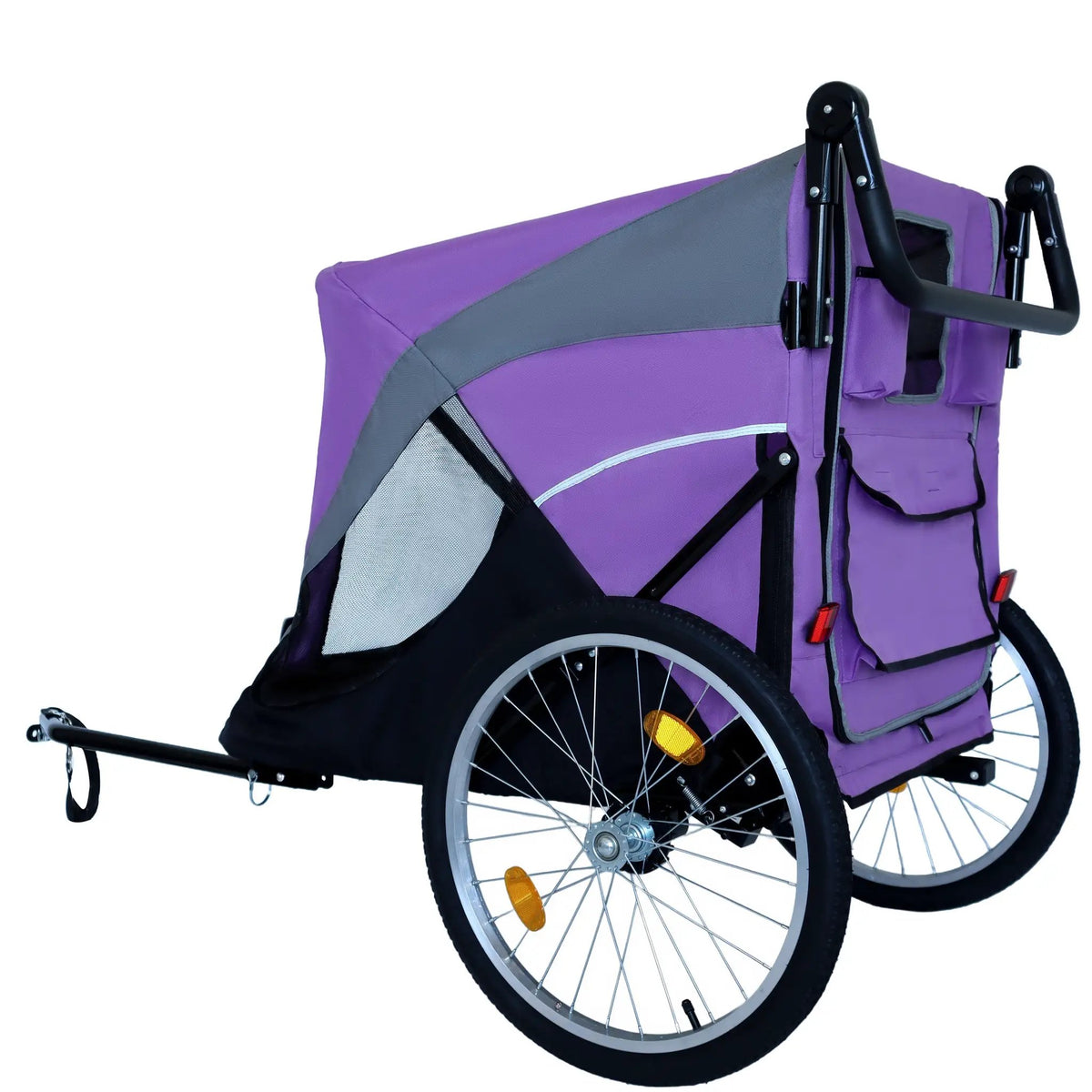 2-in-1 Bike Trailer & Push Cart for Pets by HouseOfZazla